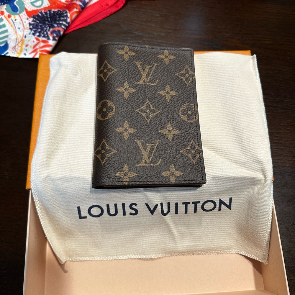 Louis Vuitton Brown Monogram Passport Cover